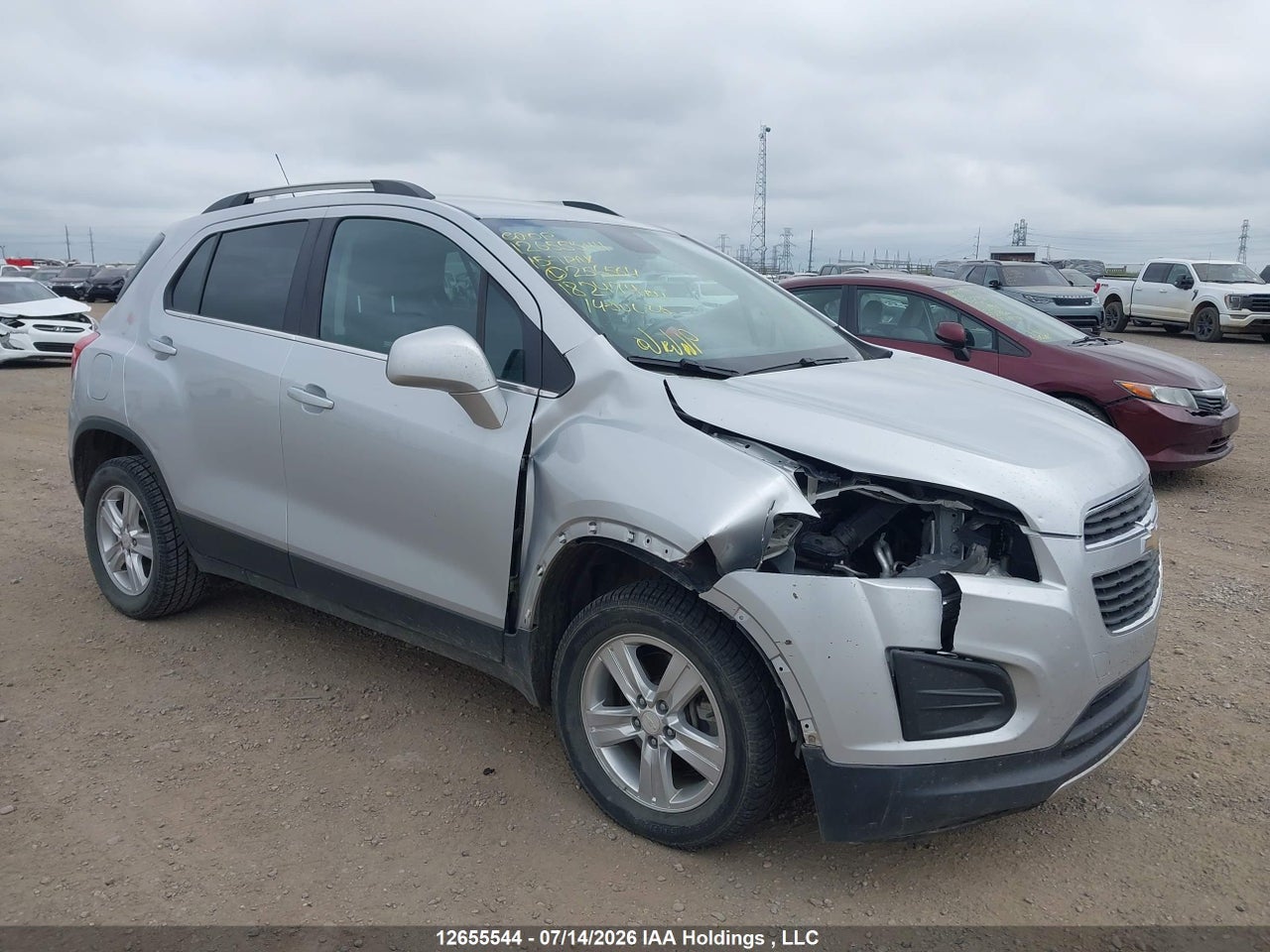 3GNCJRSB8FL256564 · 2015 CHEVROLET TRAX 1LT