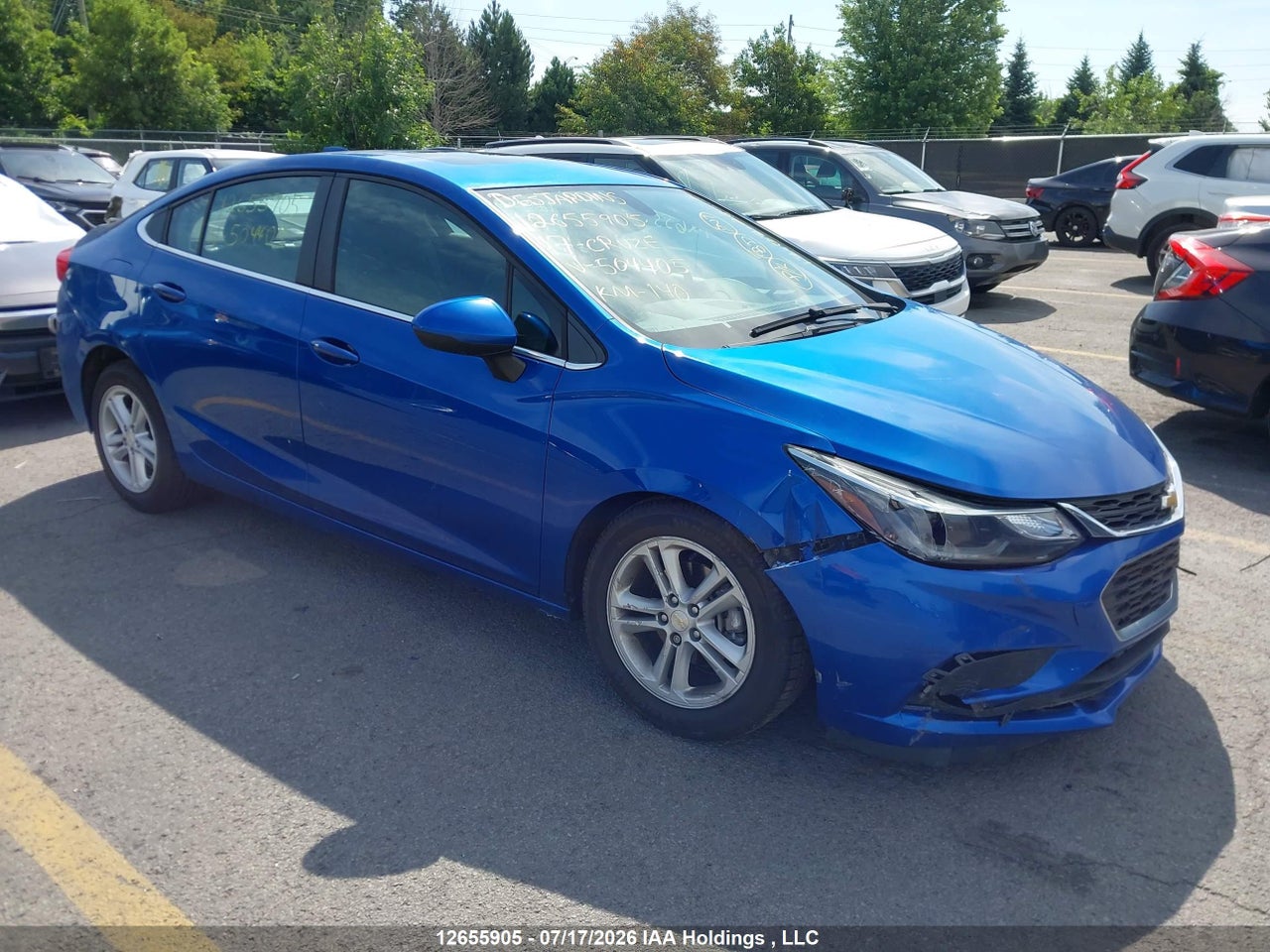 3G1BE5SM7HS504405 · 2017 CHEVROLET CRUZE LT