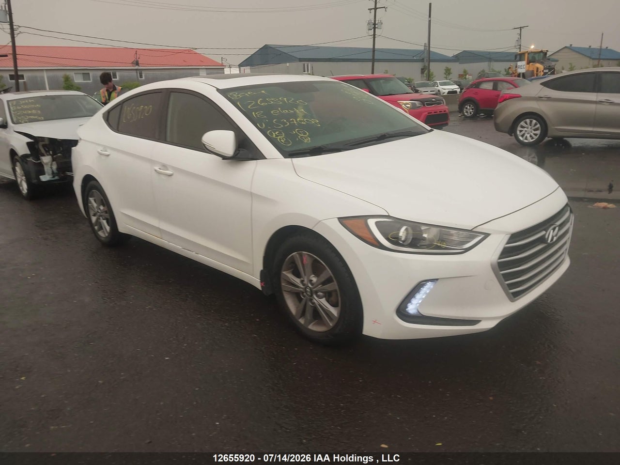KMHD84LF6JU537608 · 2018 HYUNDAI ELANTRA GL SE