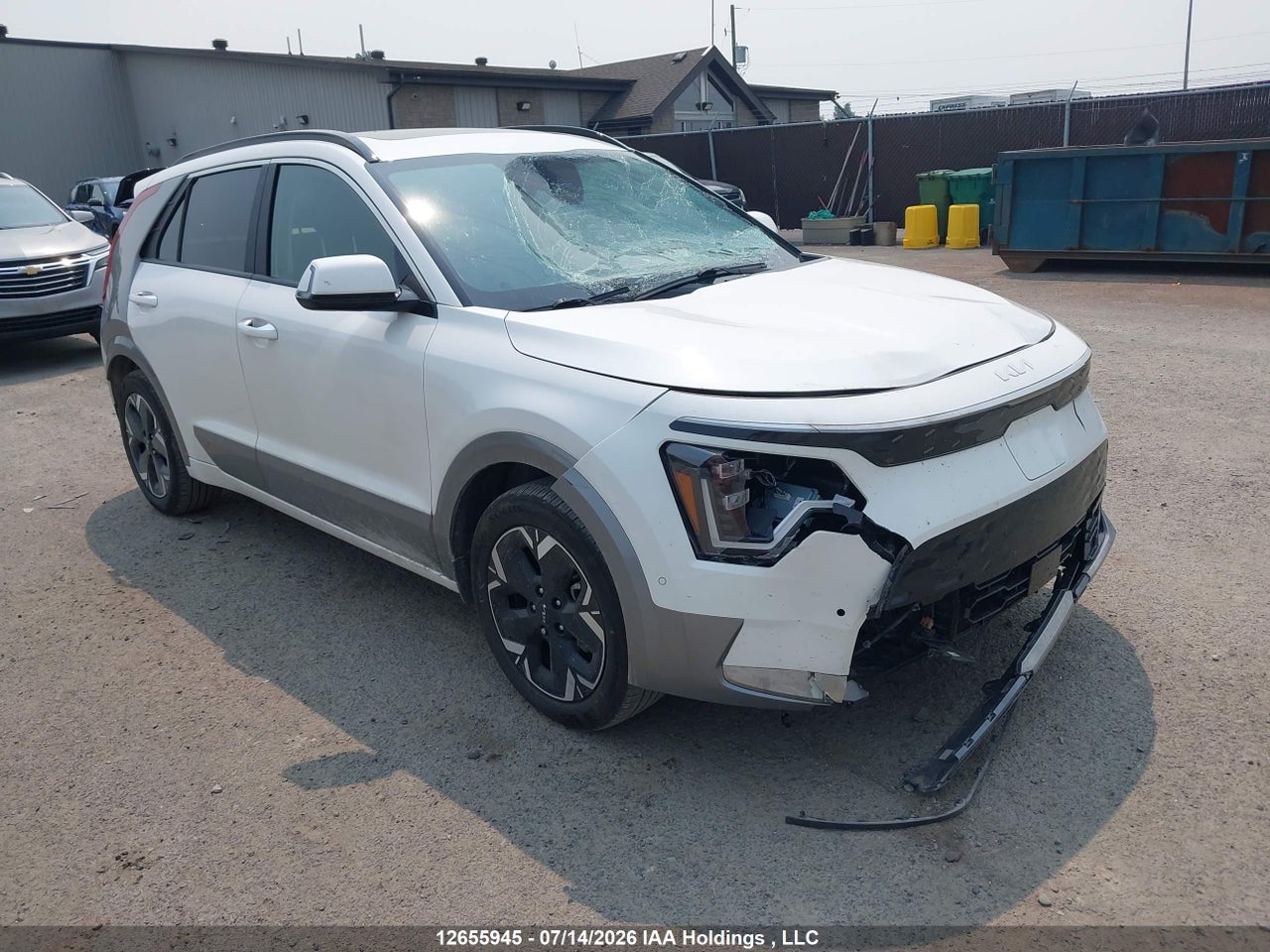 KNDCT3L19P5076548 · 2023 KIA NIRO EV LIMITED/LIMITED W/SNOW WHITE PEARL   GREY EXTERIOR