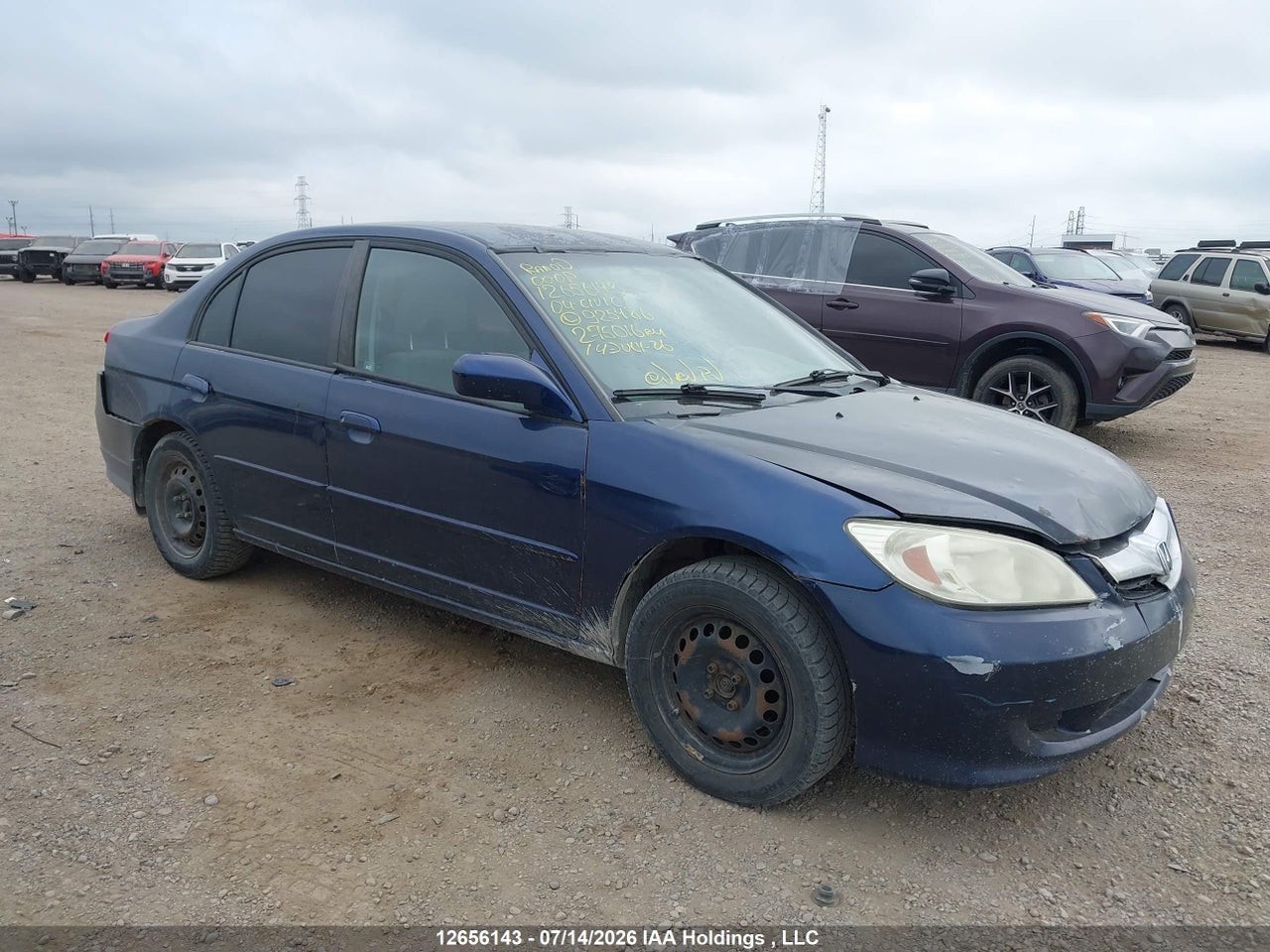 2HGES156X4H925486 · 2004 HONDA CIVIC LX