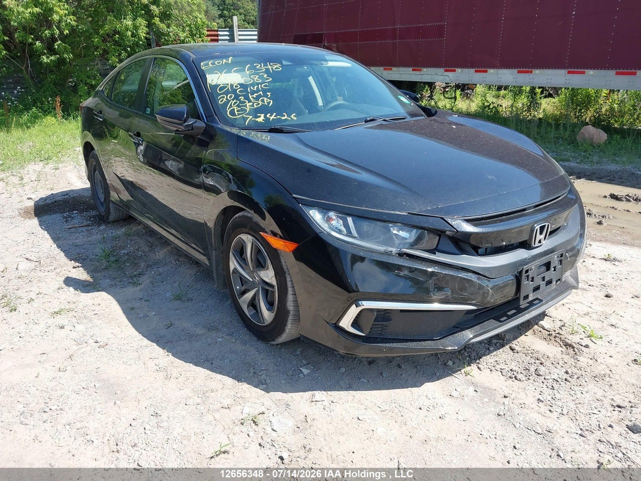 2HGFC2F56LH018083 · 2020 HONDA CIVIC LX
