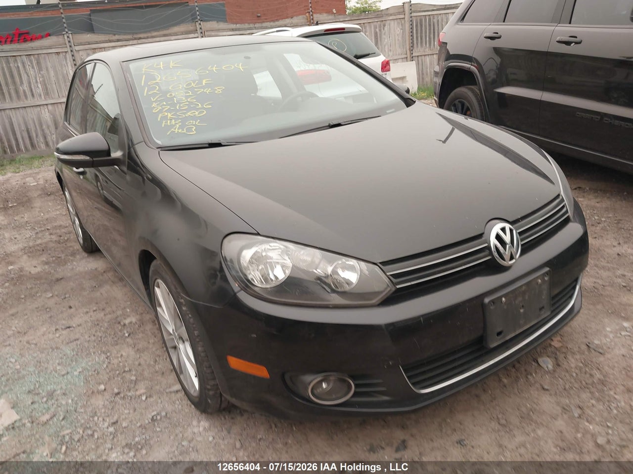 WVWDA7AJ6CW052748 · 2012 VOLKSWAGEN GOLF
