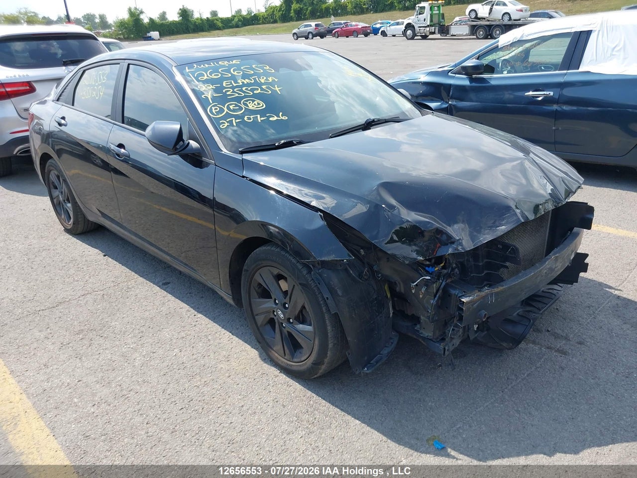 KMHLM4AG6NU355254 · 2022 HYUNDAI ELANTRA PREFERRED IVT WITH SUN AND TECH PACKAGE