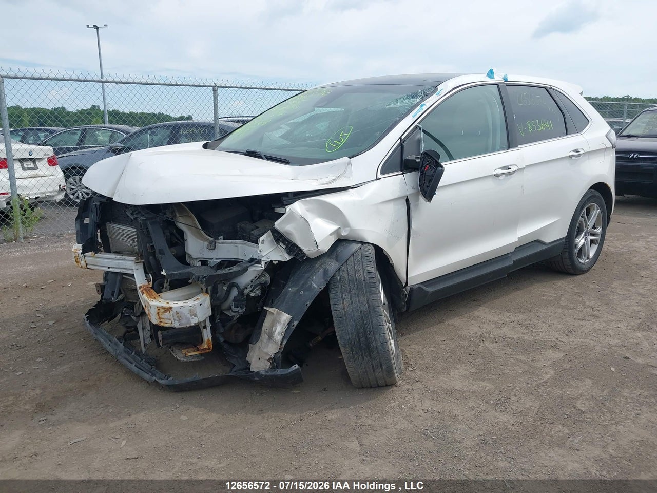 2FMPK4K83FBB53641 · 2015 FORD EDGE TITANIUM · 2/22