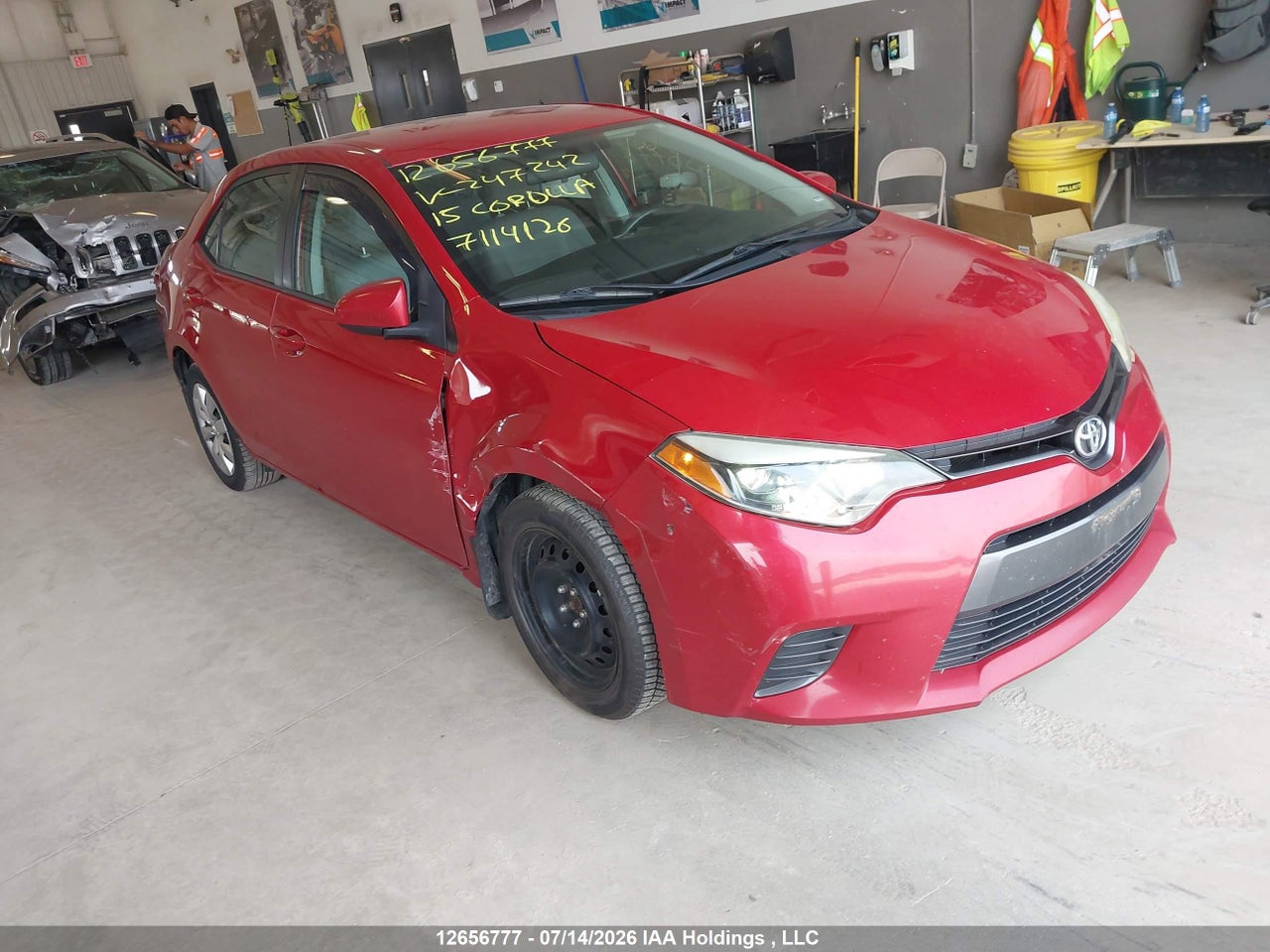 2T1BURHE7FC247242 · 2015 TOYOTA COROLLA LE