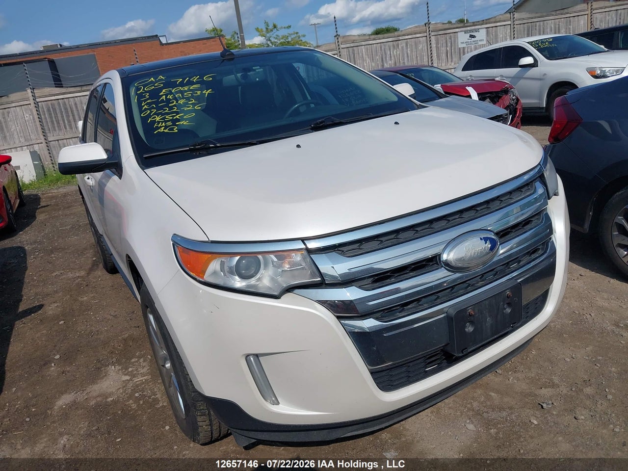 2FMDK4JC0DBA49534 · 2013 FORD EDGE SEL