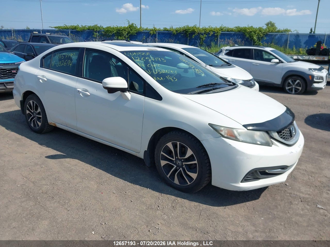 2HGFB2F59EH032694 · 2014 HONDA CIVIC EX