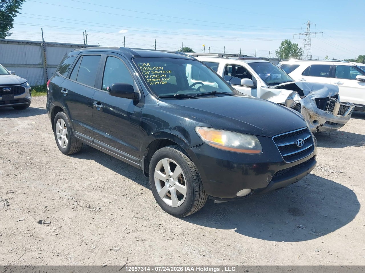 5NMSH73EX8H174574 · 2008 HYUNDAI SANTA FE LIMITED