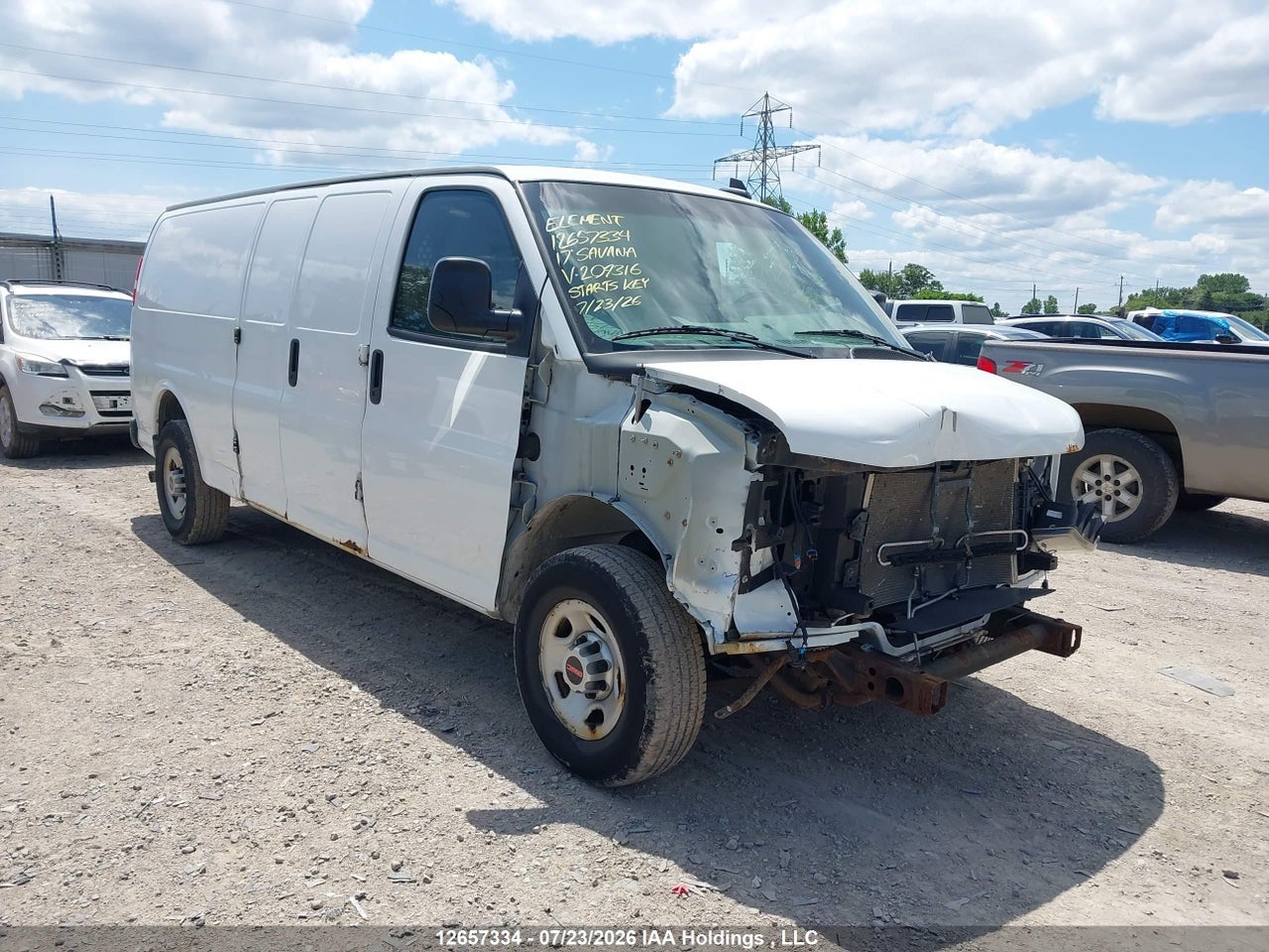 1GTW7BFF3H1209316 · 2017 GMC SAVANA G2500