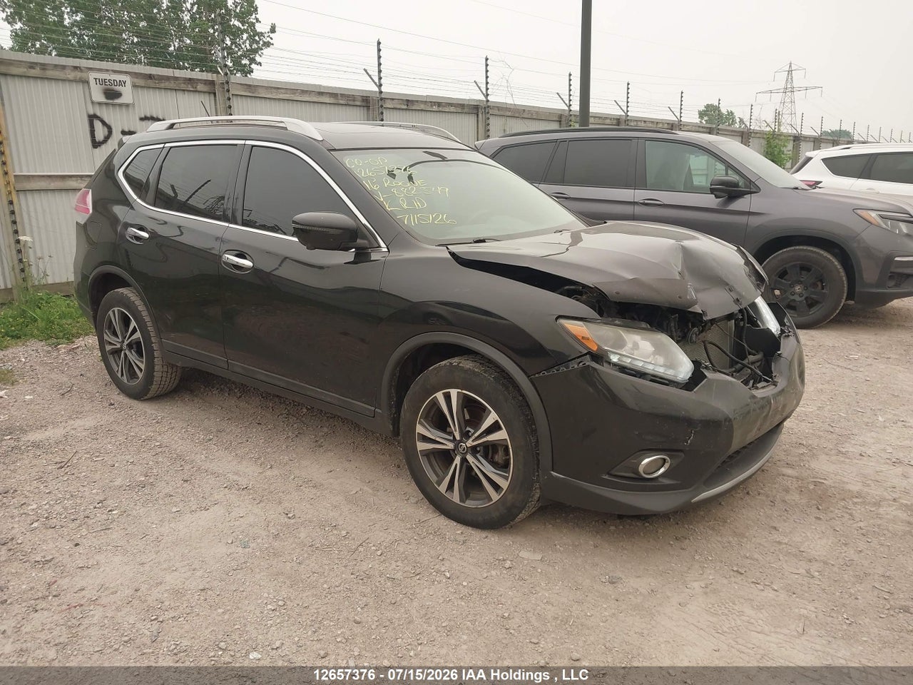 5N1AT2MV6GC882549 · 2016 NISSAN ROGUE S/SL/SV