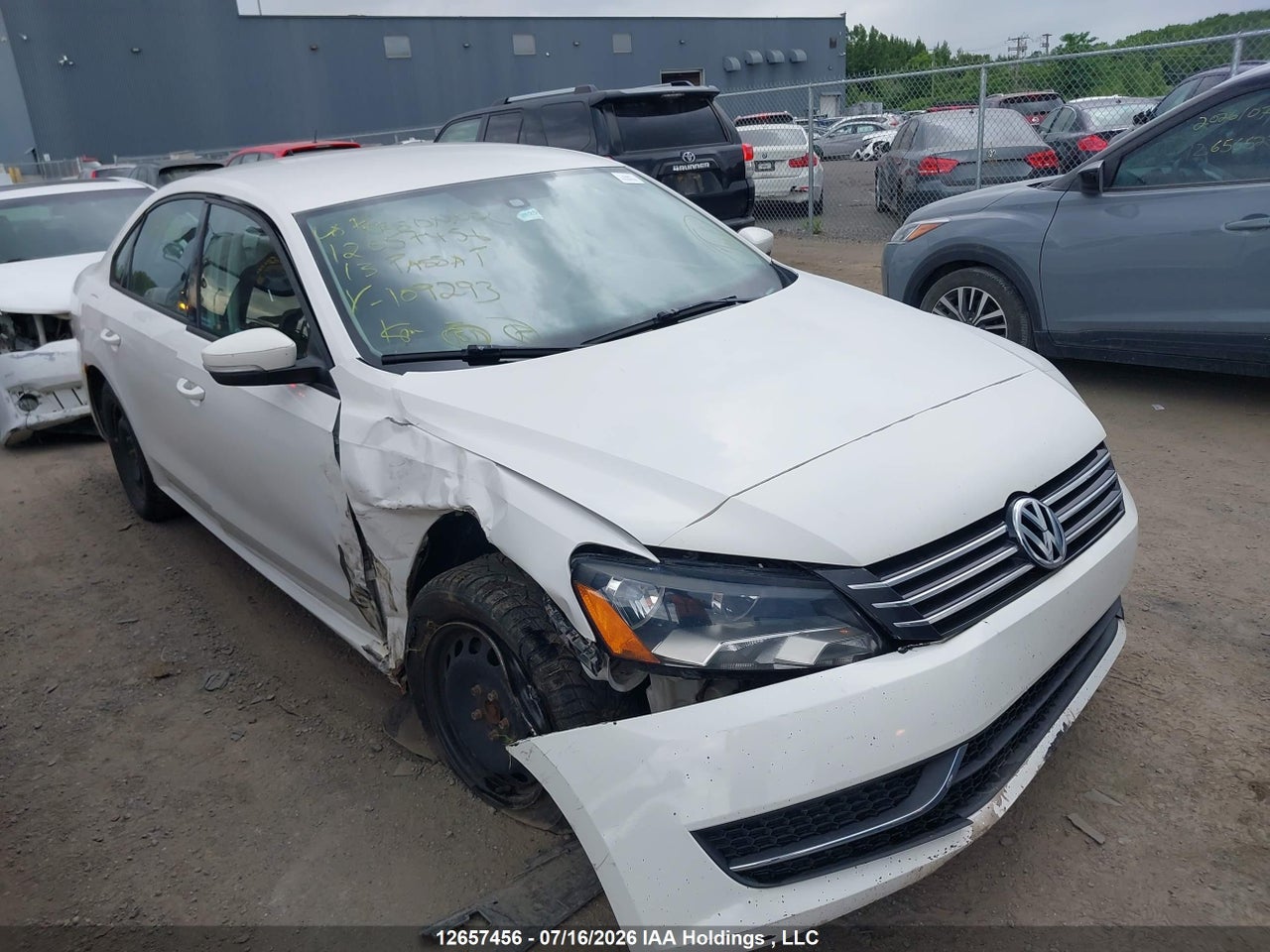 1VWAH7A33DC109293 · 2013 VOLKSWAGEN PASSAT S