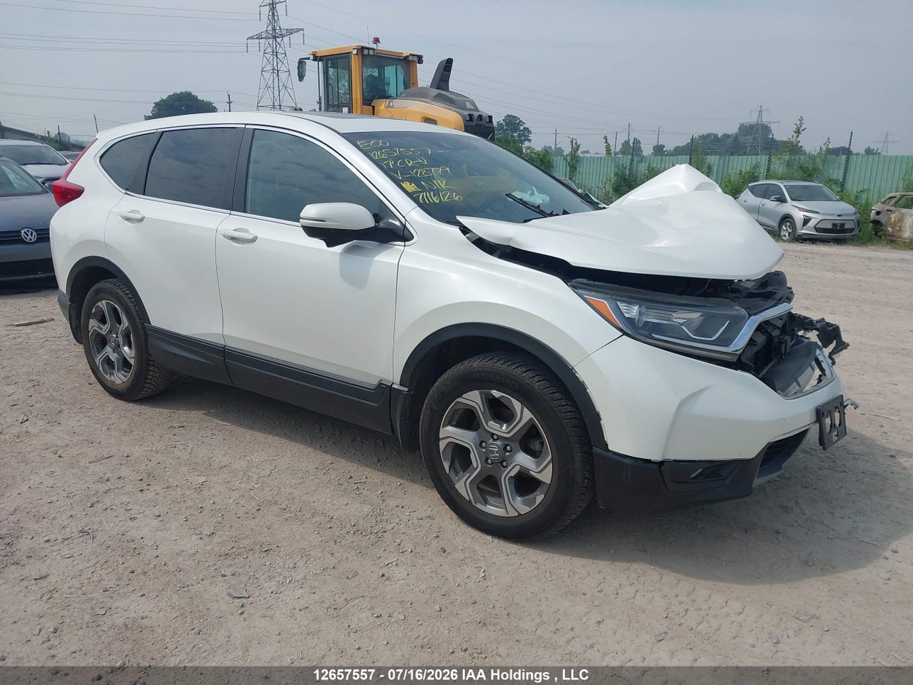 2HKRW2H80HH128779 · 2017 HONDA CR-V EX-L