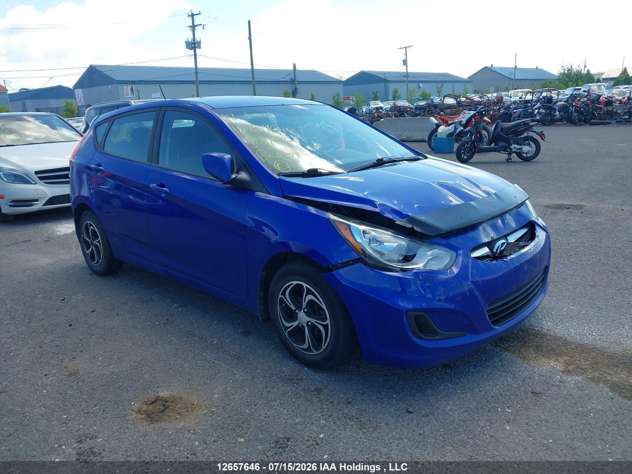 KMHCT5AE4CU037816 · 2012 HYUNDAI ACCENT GL