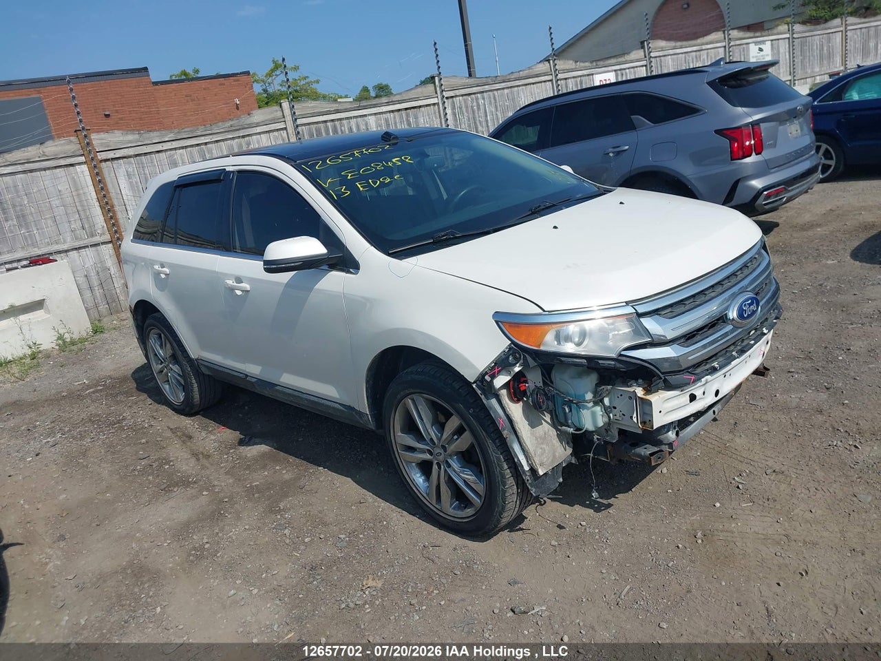 2FMDK4KC0DBE08458 · 2013 FORD EDGE LIMITED