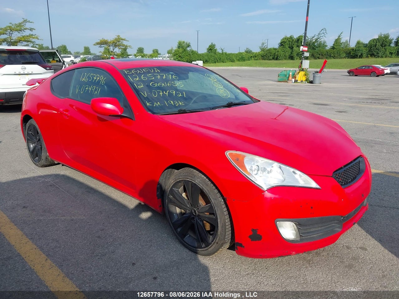 KMHHT6KD8CU074921 · 2012 HYUNDAI GENESIS 2.0T PREMIUM