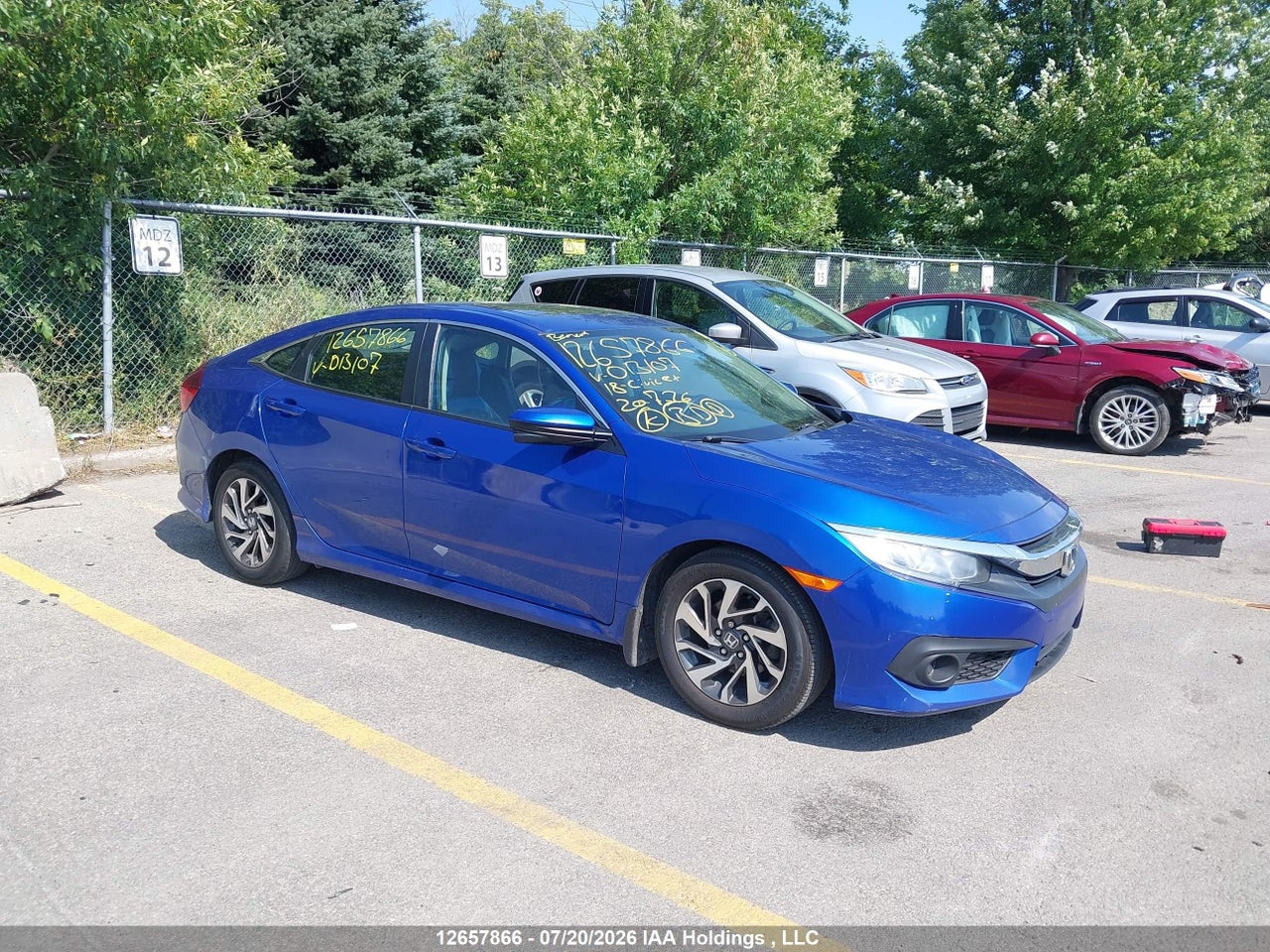 2HGFC2F83JH013107 · 2018 HONDA CIVIC EX