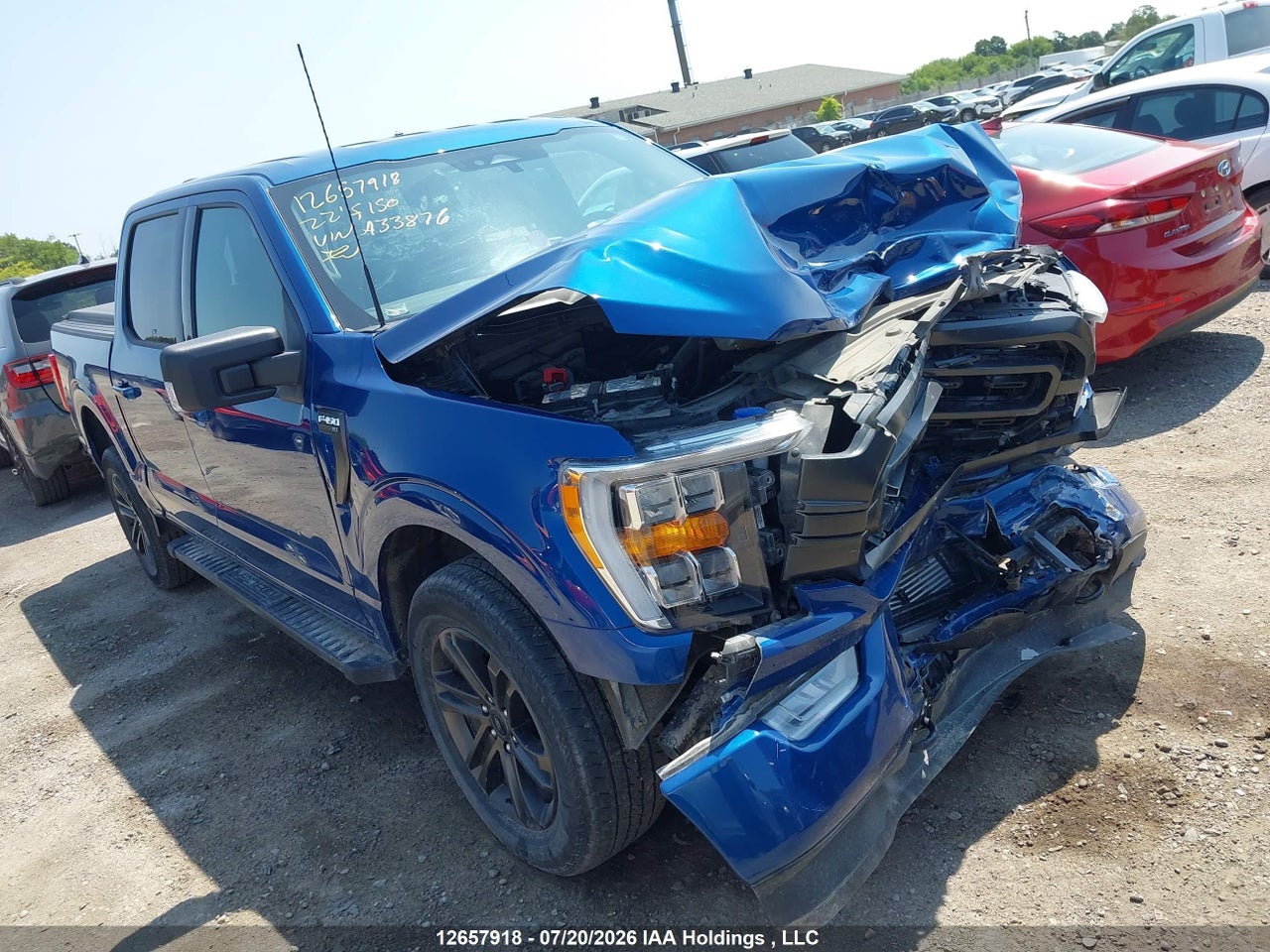 1FTEW1EP2NFA33876 · 2022 FORD F150 SUPERCREW