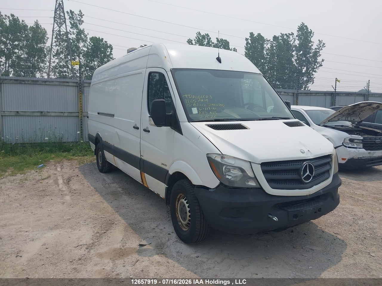 WD3BE8DCXFP112411 · 2015 MERCEDES BENZ SPRINTER 2500
