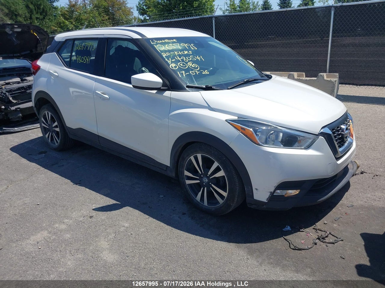 3N1CP5CVXLL480541 · 2020 NISSAN KICKS SV