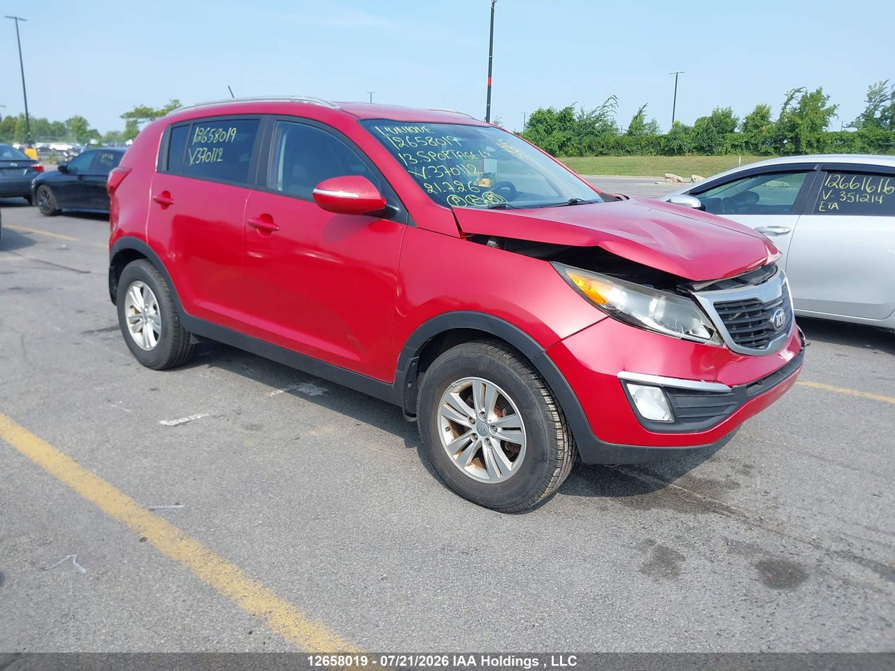 KNDPB3A27D7370112 · 2013 KIA Sportage LX