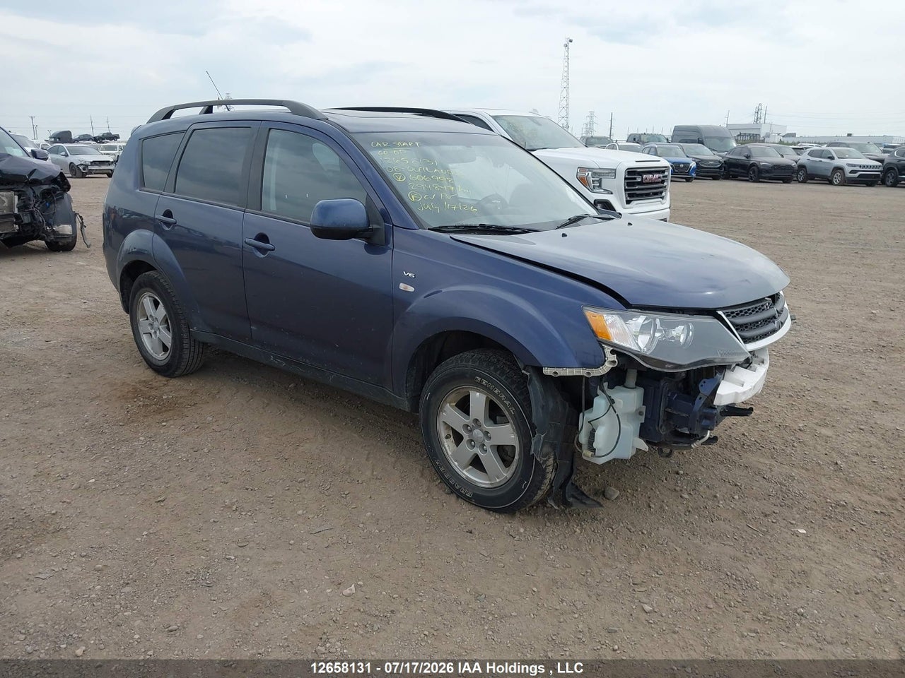 JA4MT31X78Z606998 · 2008 MITSUBISHI OUTLANDER LS