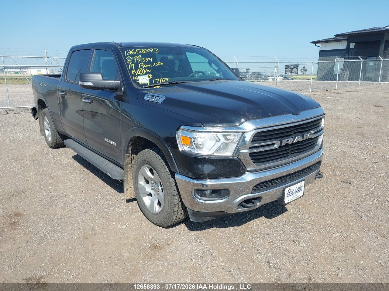1C6SRFMT3KN577334 · 2019 RAM 1500 BIG HORN