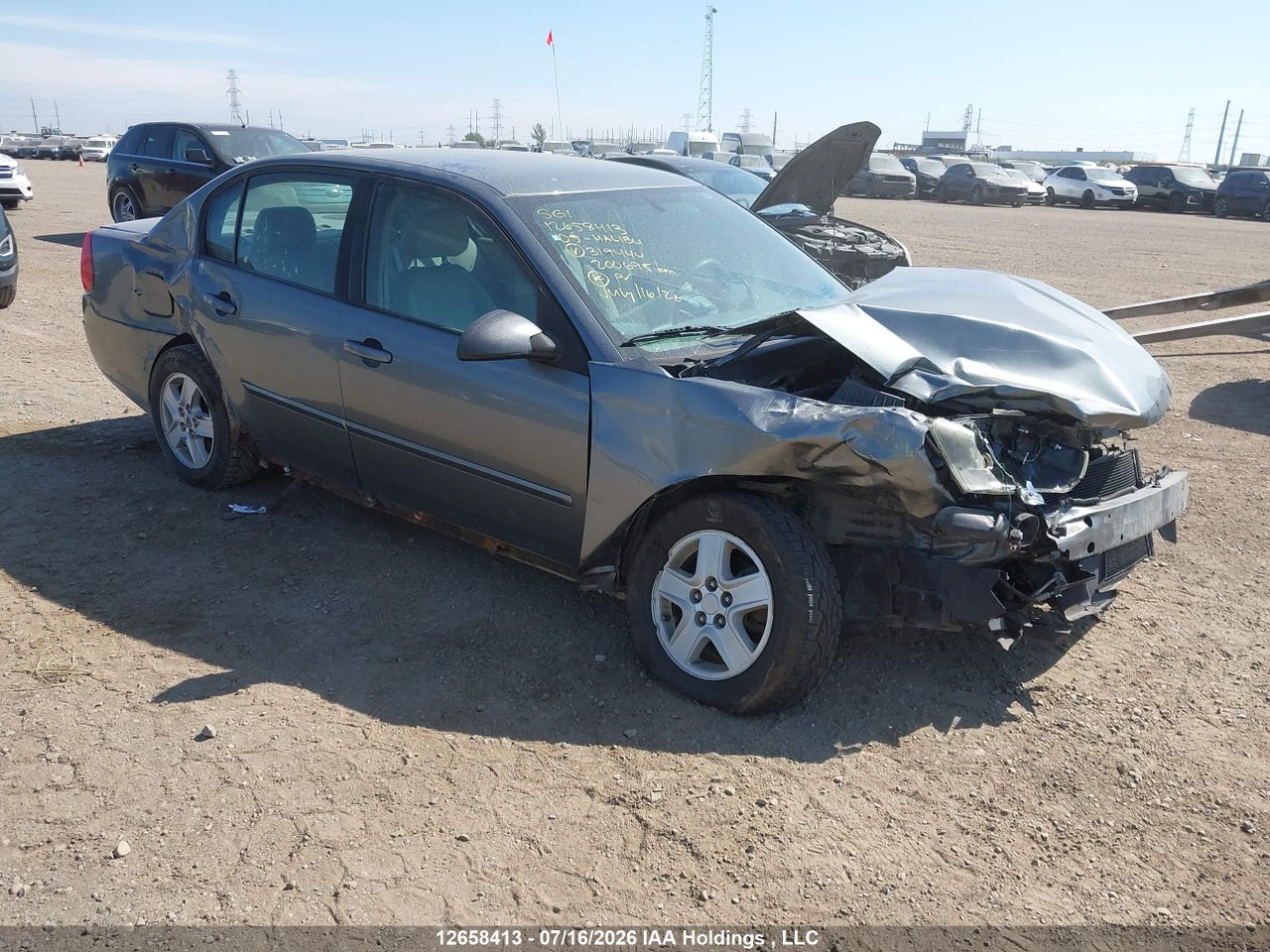 1G1ZT52825F319444 · 2005 CHEVROLET MALIBU LS