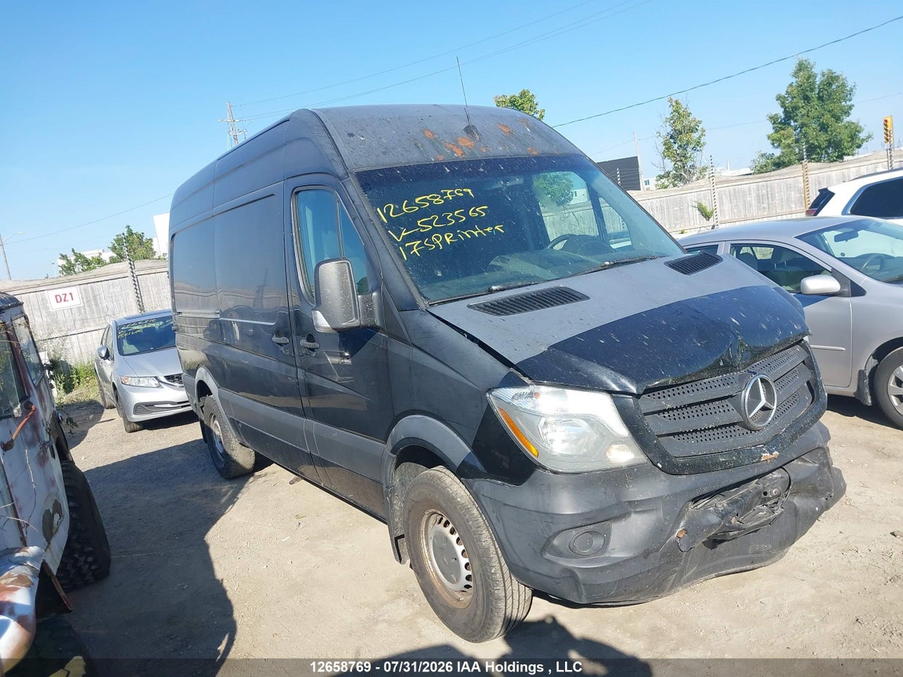 WD3BE7CD0HP523565 · 2017 MERCEDES BENZ SPRINTER 2500 STANDARD ROOF V6