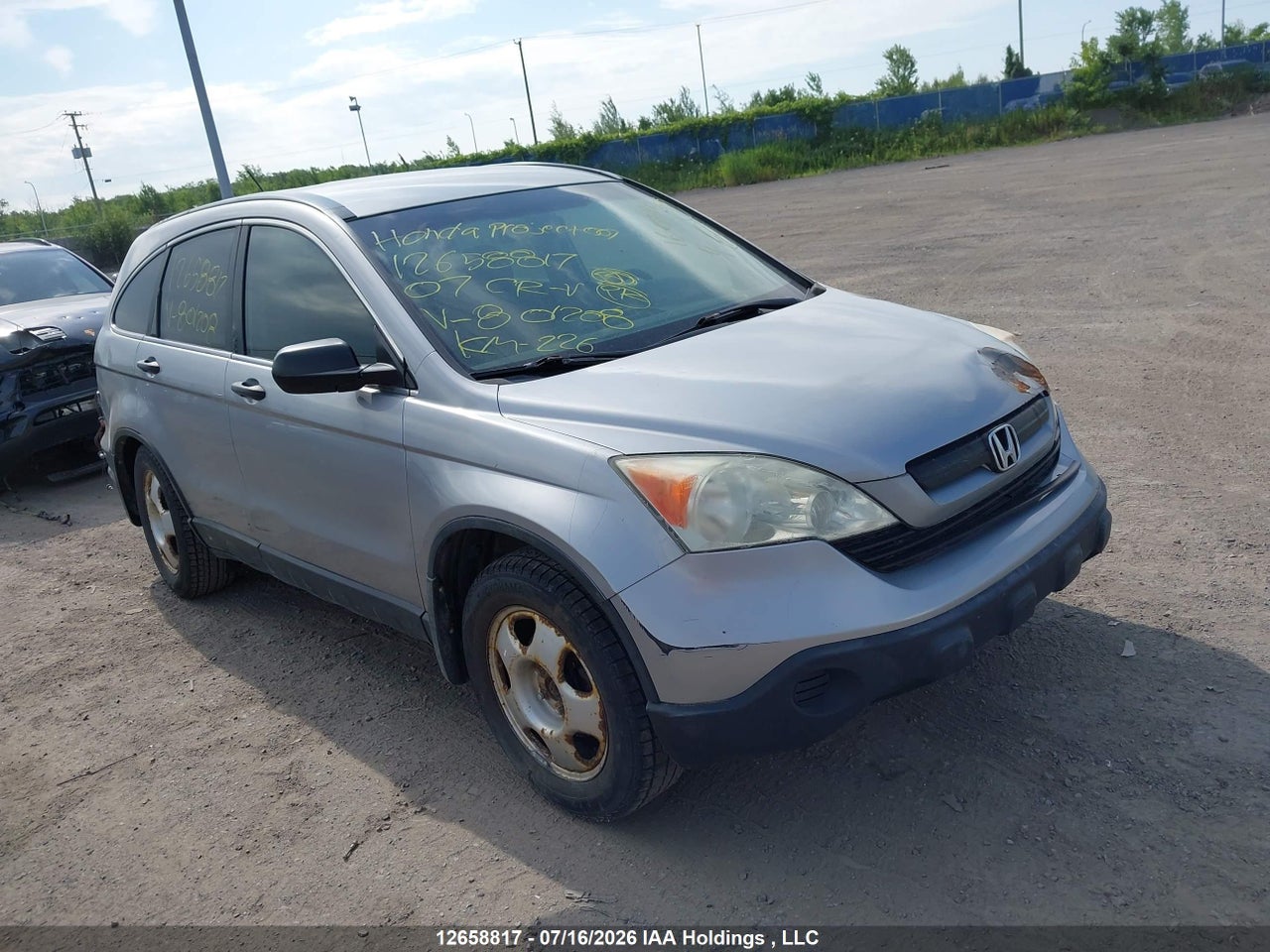 5J6RE38317L801208 · 2007 HONDA CR-V LX