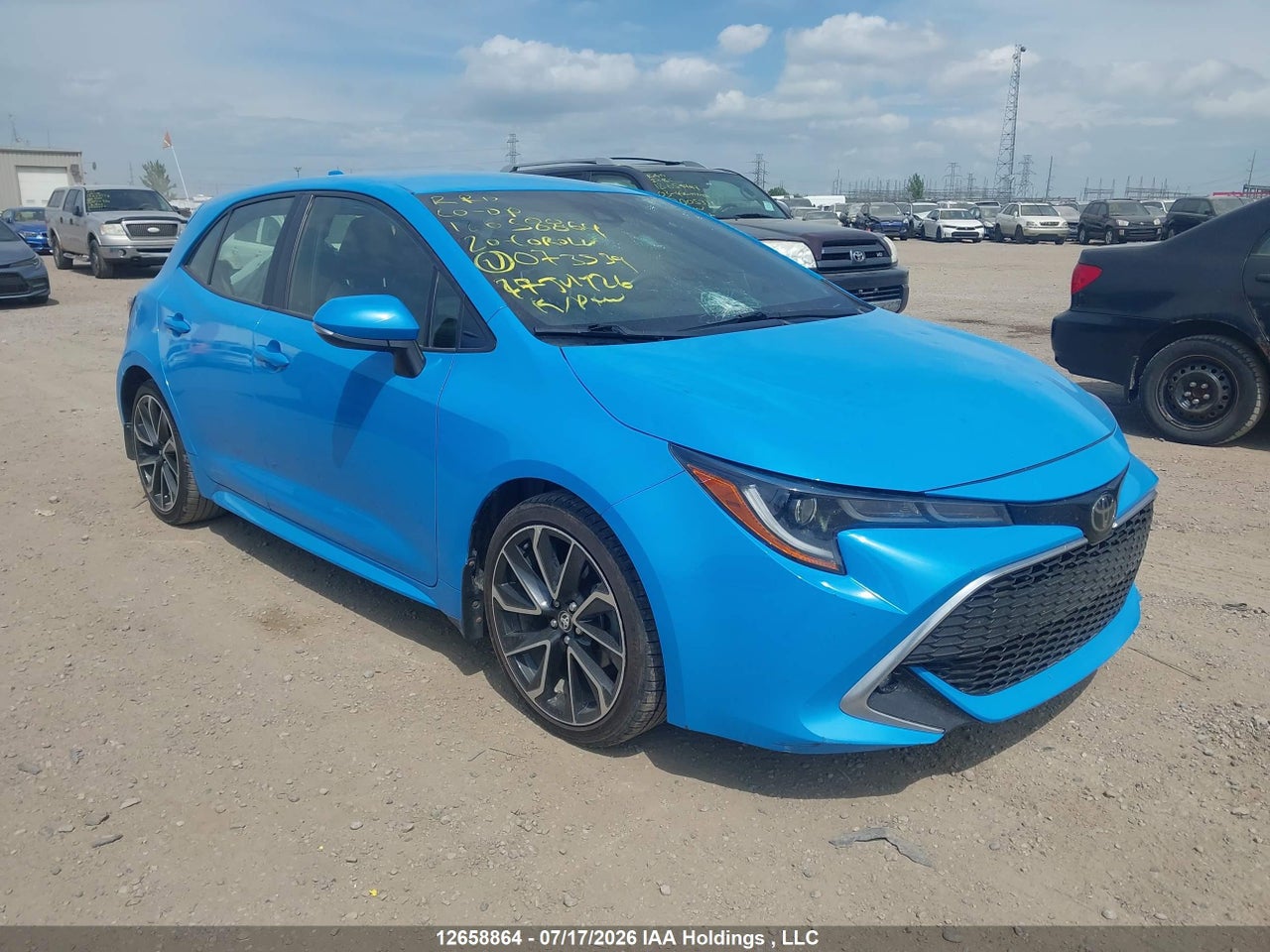 JTNK4RBE2L3073539 · 2020 TOYOTA COROLLA SE/XSE