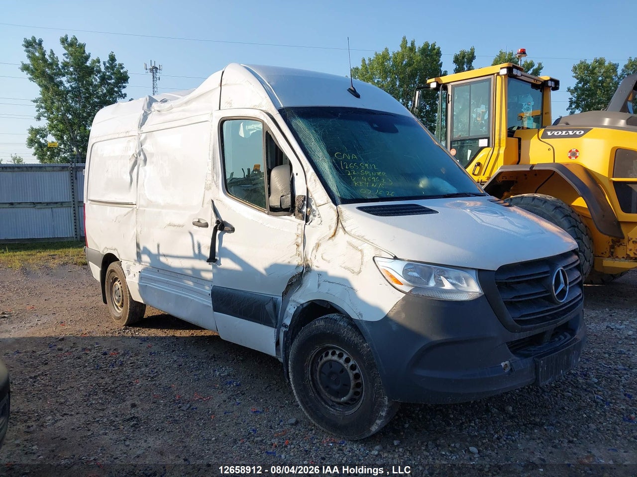 W1Y4EBHY7NP469623 · 2022 MERCEDES BENZ SPRINTER 2500
