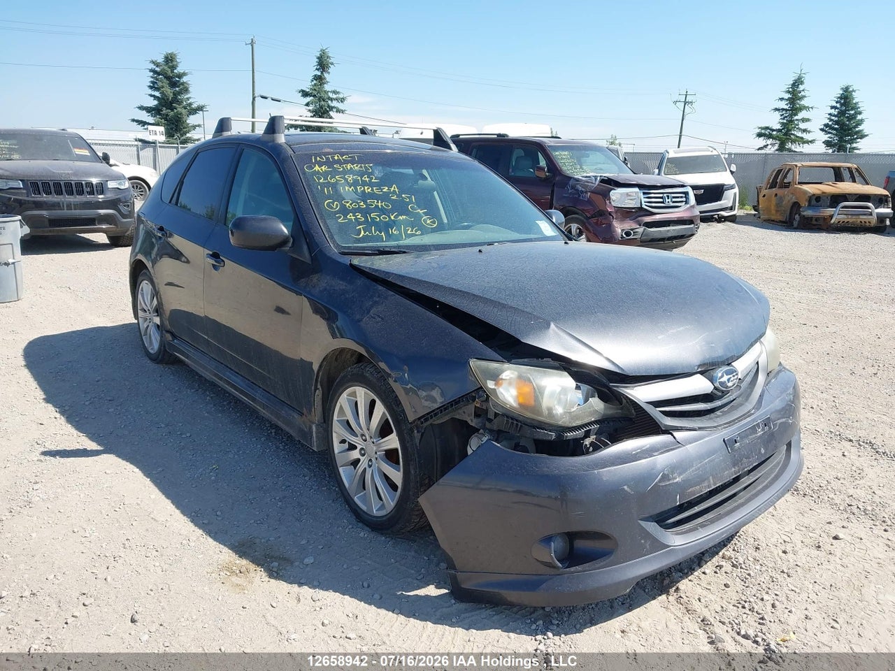 JF1GH6C67BH803540 · 2011 SUBARU IMPREZA 2.5I