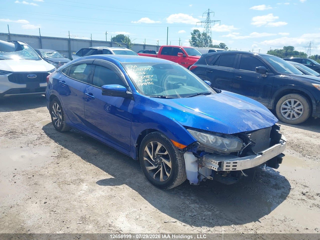 2HGFC2F83JH012927 · 2018 HONDA CIVIC EX