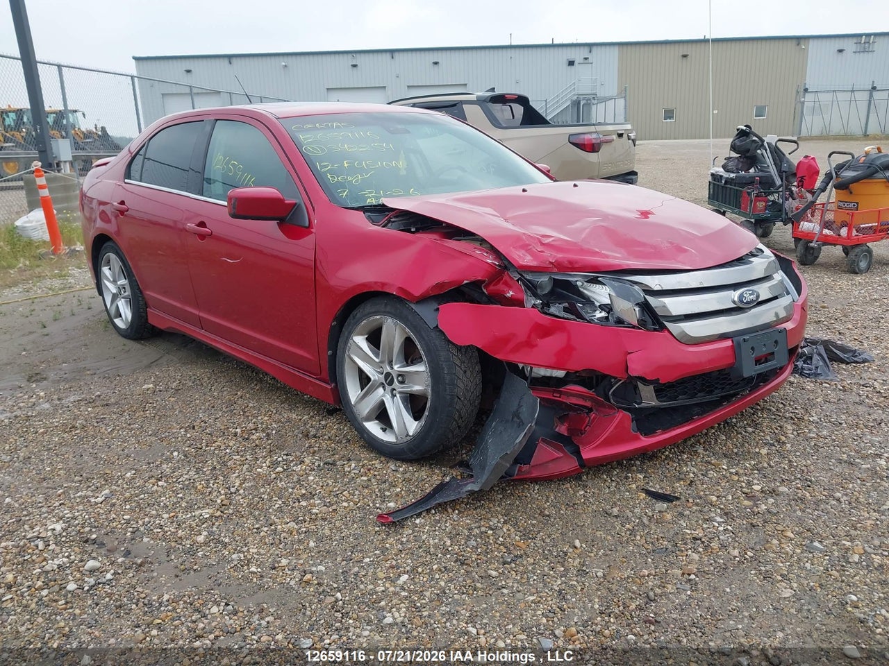 3FAHP0DC0CR342254 · 2012 FORD FUSION SPORT