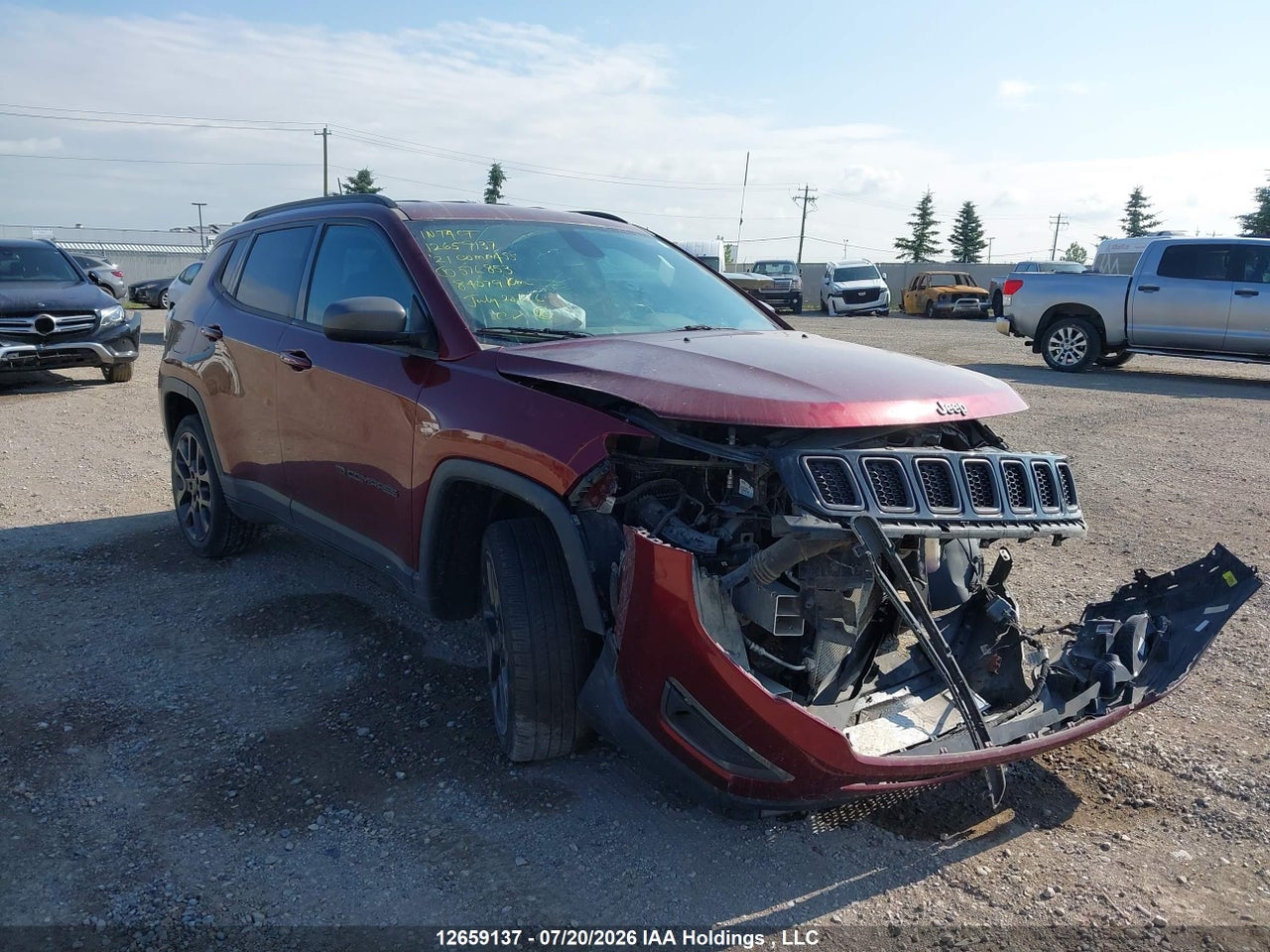 3C4NJDBB2MT576853 · 2021 JEEP COMPASS LATITUDE