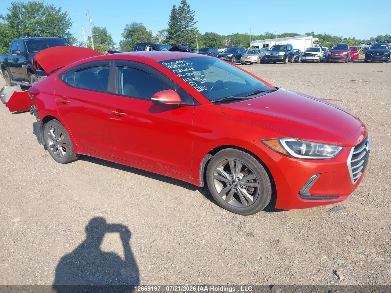 KMHD84LF9HU122583 · 2017 HYUNDAI ELANTRA GL