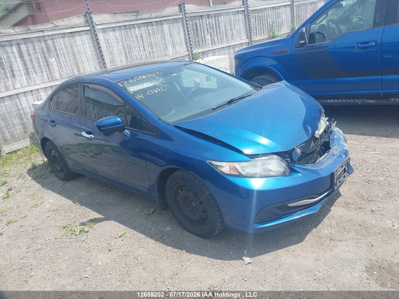 2HGFB2F51EH022015 · 2014 HONDA CIVIC EX