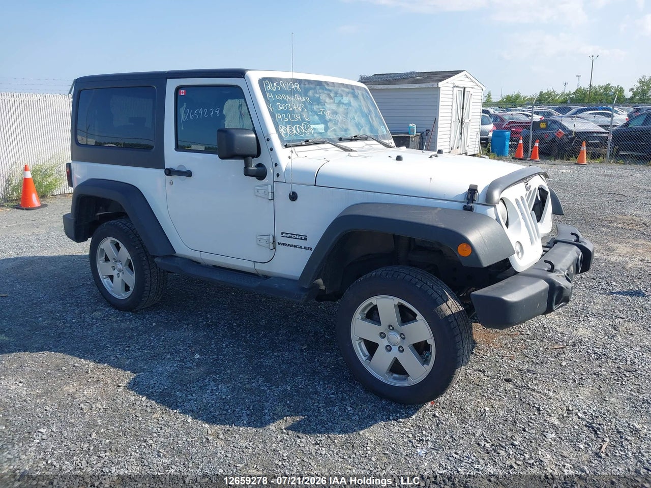 1C4AJWAG1EL303763 · 2014 JEEP WRANGLER SPORT