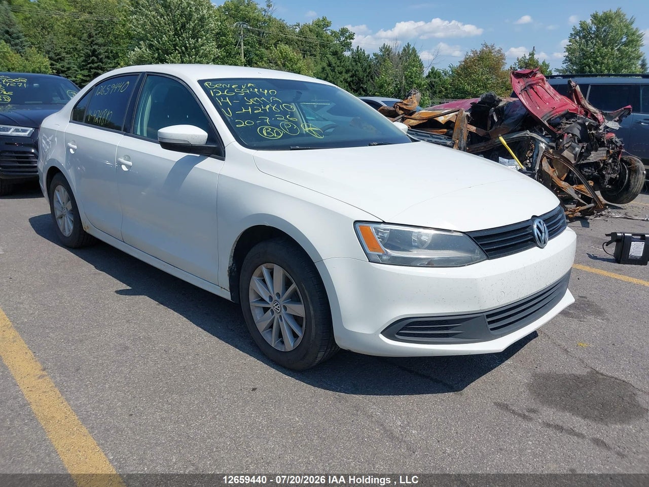 3VW1K7AJ5EM424810 · 2014 VOLKSWAGEN JETTA 2.0L TRENDLINE/2.0L TRENDLINE+