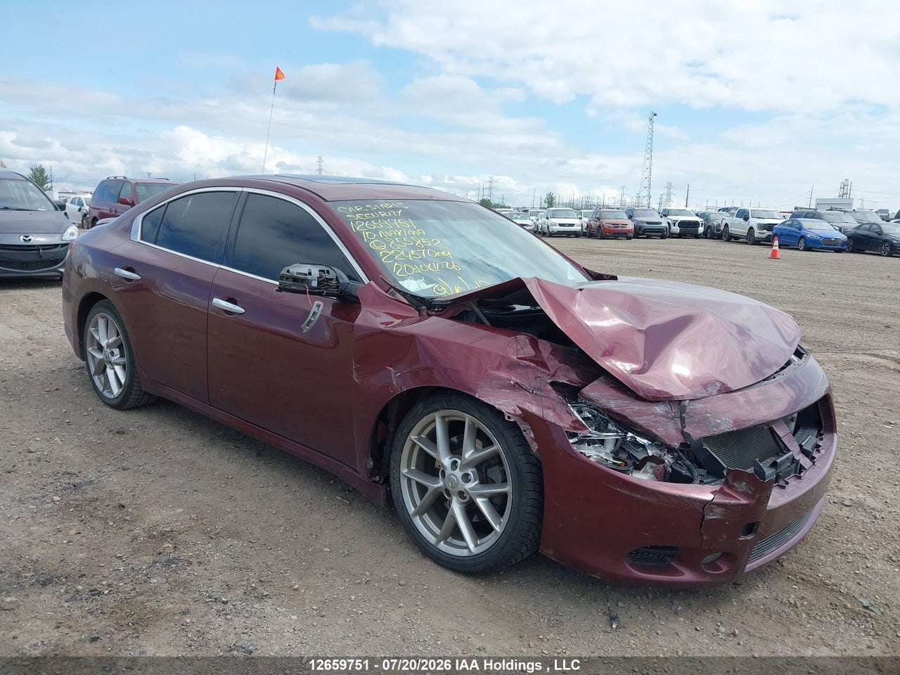 1N4AA5AP6AC855852 · 2010 NISSAN MAXIMA 3.5 SV