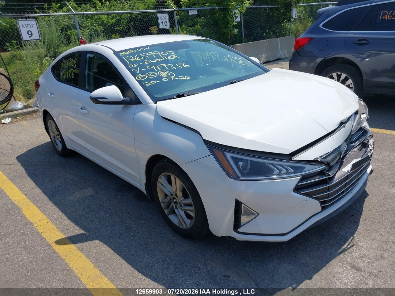 2020 HYUNDAI ELANTRA SEL/VALUE/LIMITED