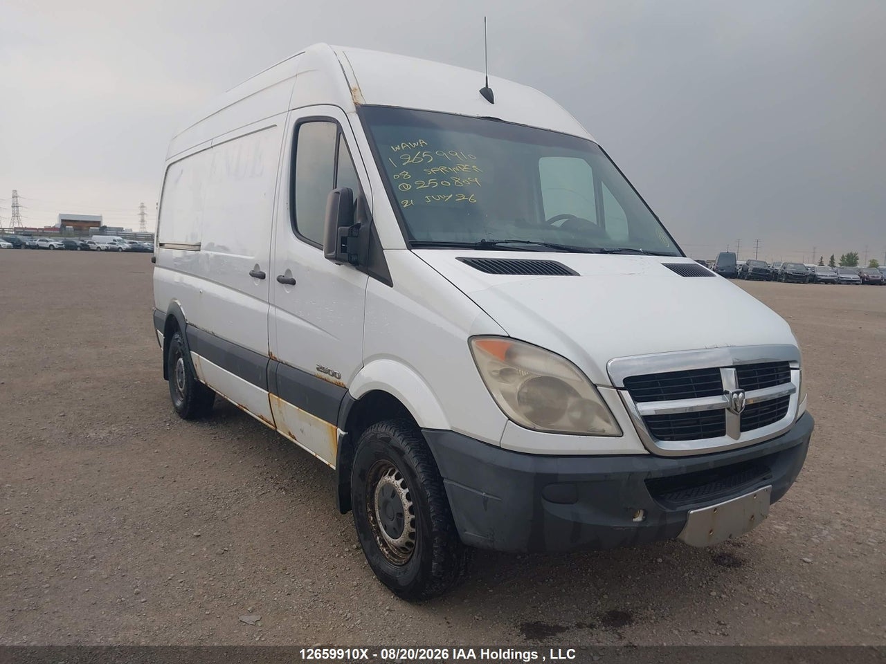 WD0BE745785250804 · 2008 DODGE SPRINTER VAN 2500