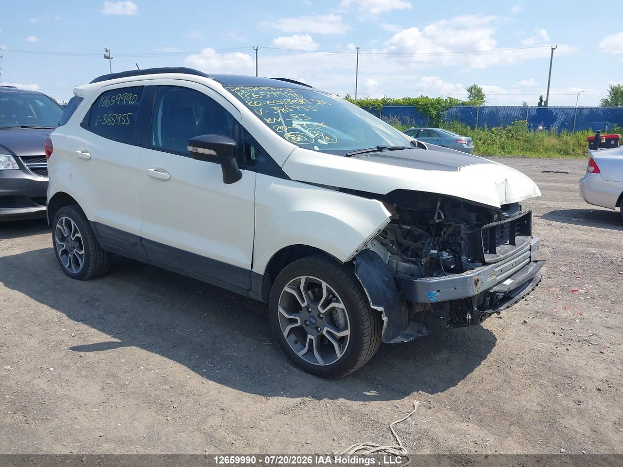 MAJ6S3JL0LC385955 · 2020 FORD ECOSPORT SES