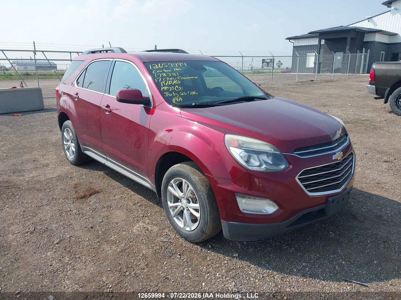 2GNFLFEK3H6178381 · 2017 CHEVROLET EQUINOX LT