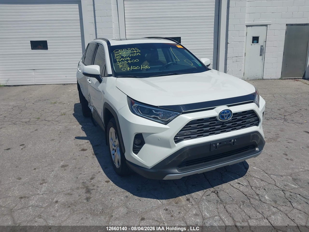 2T3DWRFV2MW103400 · 2021 TOYOTA RAV4 HYBRID LIMITED