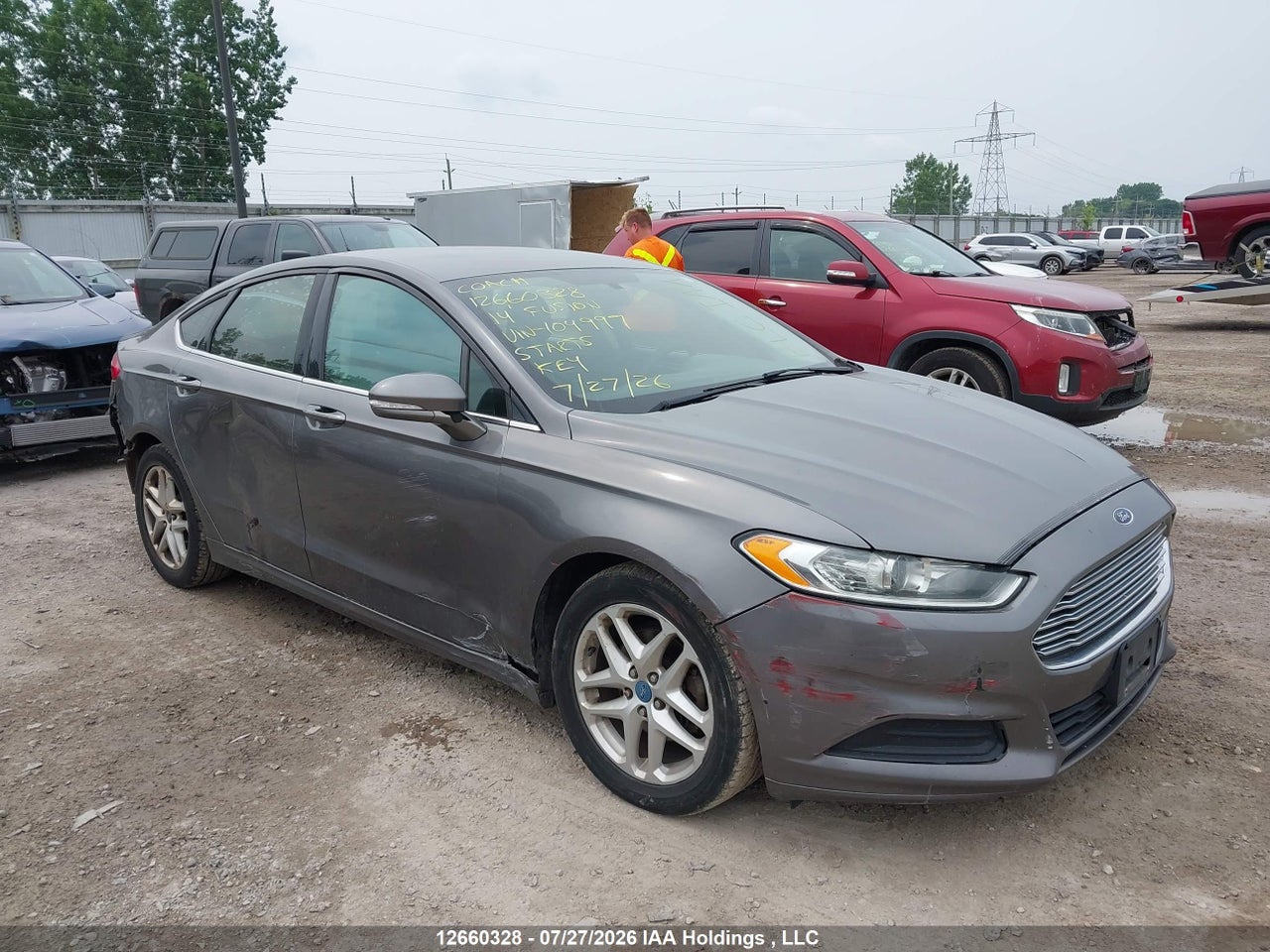 3FA6P0H78ER104997 · 2014 FORD FUSION SE