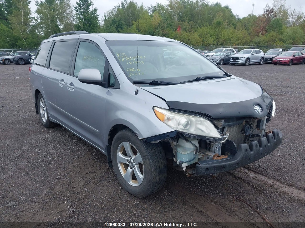5TDKK3DC9CS181898 · 2012 TOYOTA SIENNA LE 8 PASSENGER
