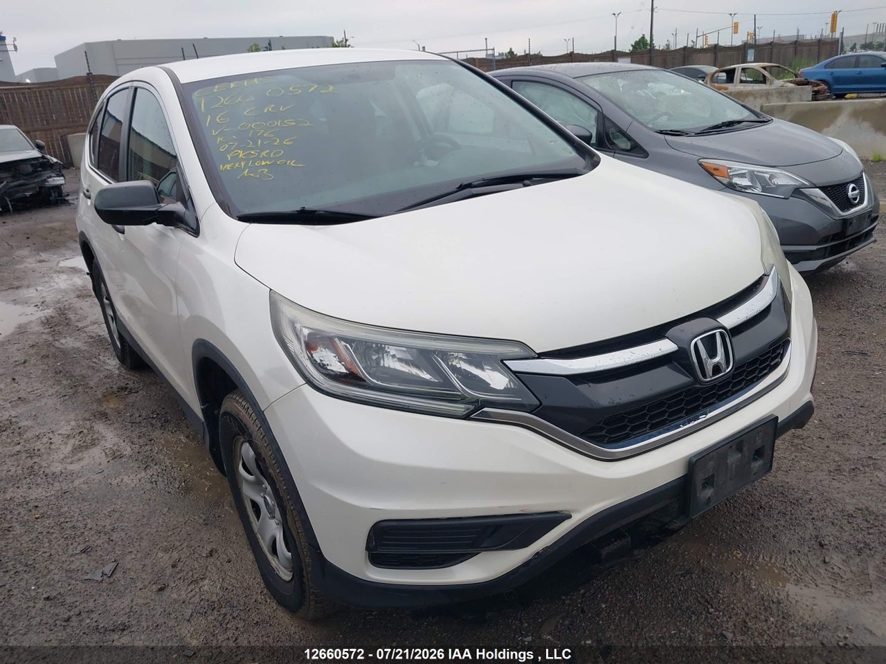 2HKRM3H39GH000152 · 2016 HONDA CR-V LX