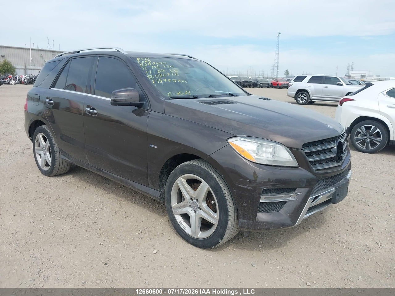 4JGDA2EB1CA086322 · 2012 MERCEDES BENZ ML 350 BLUETEC 4MATIC